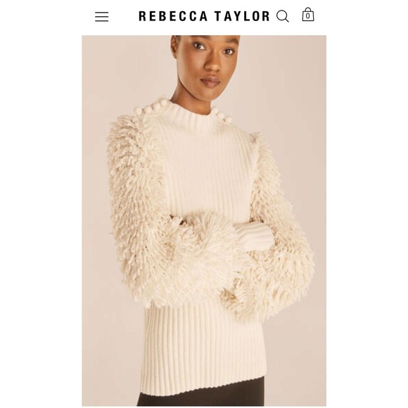 Rebecca‎ taylor LOOPY TNECK SWEATER - Picture 4 of 12